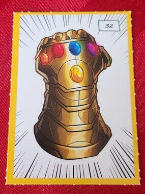 Loblaws Marvel Stickers - 32 Infinity Gauntlet - MAKE A BUNDLE!!